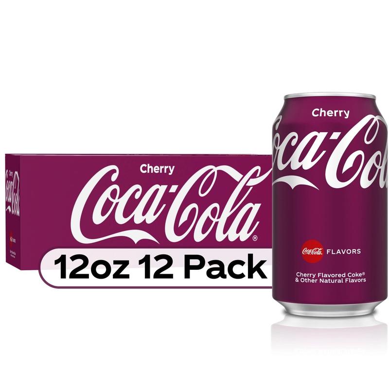 COCA COLA Importada Cherry 355ml (12 Latas) - Refrigerante